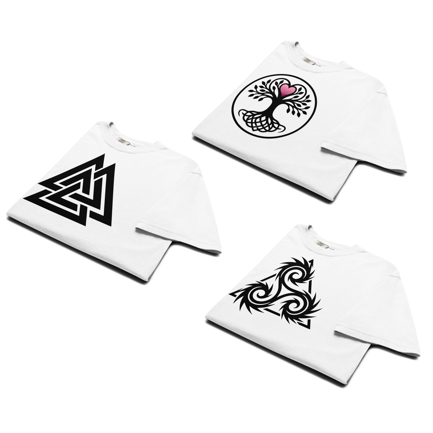 Heritage T-Shirts Bundle | Comfort Colors and Nordic Symbolism