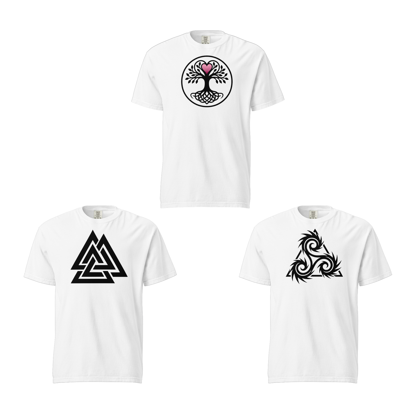 Heritage T-Shirts Bundle | Comfort Colors and Nordic Symbolism