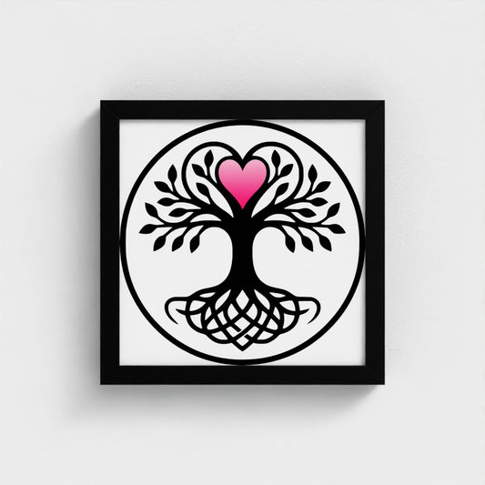 Yggdrasil Tree of Life Fine Art Print – Hahnemühle Wall Art, Norse Symbol of Unity & Renewal